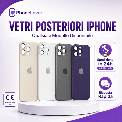 Vetro posteriore per iphone - vetro,