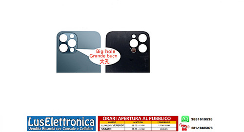 Back cover vetro - cover, posteriore