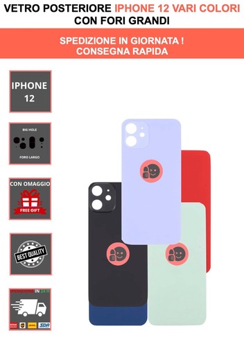 Vetro posteriore per iphone - vetro,